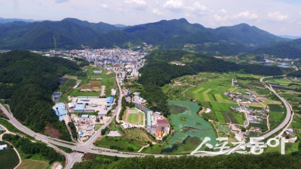 영양군 도로망 전경. 사진제공ㅣ영양군