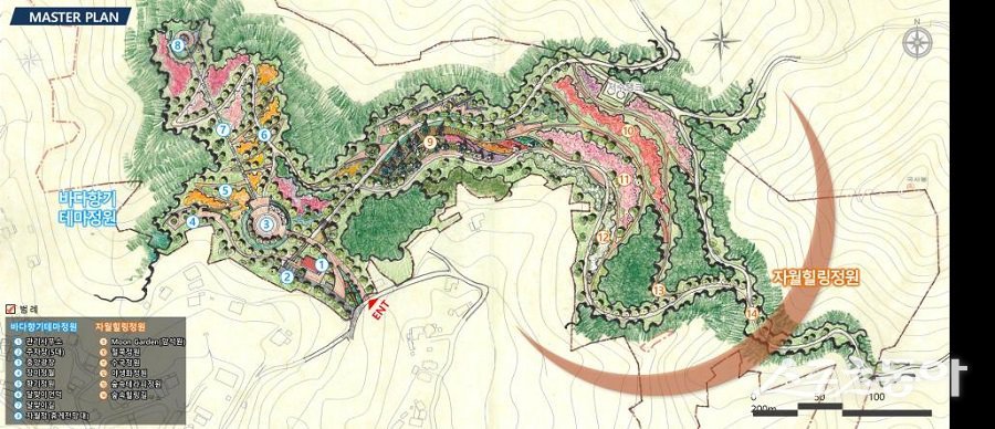 옹진군,  자월도 국사봉 일원이 산림청으로부터 ‘지방정원 조성 예정지’로 지정 승인을 받았다. 사진제공｜옹진군청