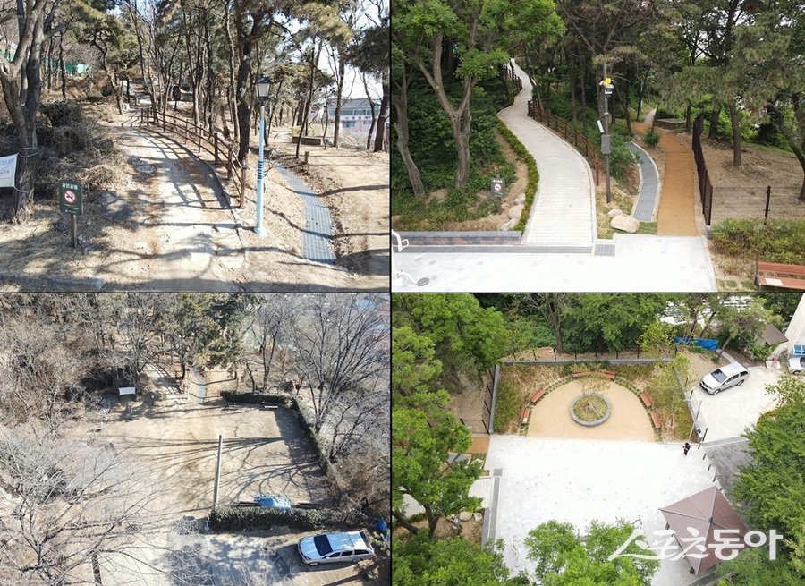 인천 미추홀구, 수봉공원 환경 개선 사업을 진행했다. 사진제공｜인천 미추홀구청