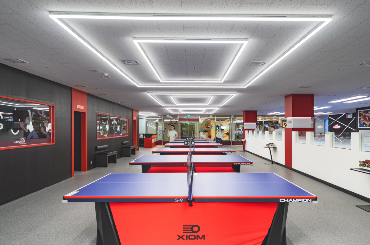 곤지암 리조트 실내 캠프의 탁구장 사진제공 |곤지암리조트