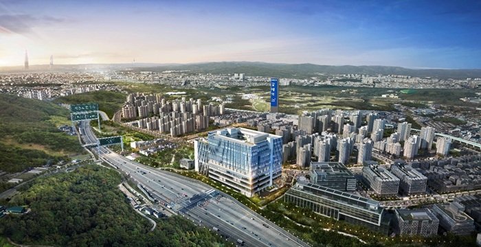 ‘현대 테라타워 구리갈매’ 광역조감도.