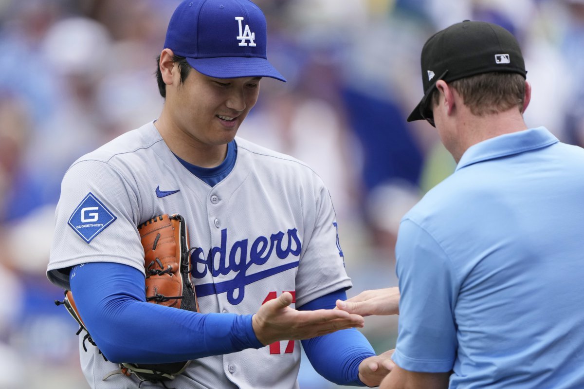 다저스 오타니는 29일(한국시간) 열린 캔자스시티전에서 올해 첫 2이닝 투구에 나서 무실점으로 활약했다. 캔자스시티(미 미주리주)|AP뉴시스