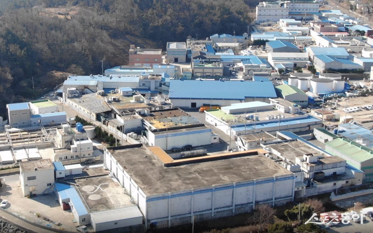 여수 오천산단. 사진제공=전남도