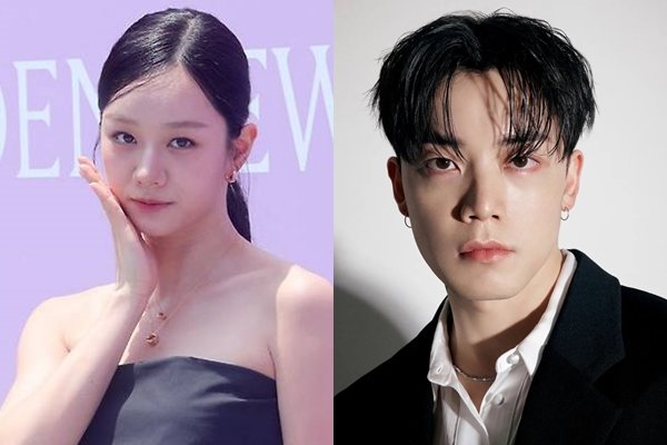 열애설에 휩싸인 혜리(왼쪽)와 댄서 우태.   뉴시스