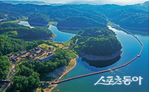 안동 선성현문화단지 수상길 전경. 사진제공ㅣ안동시