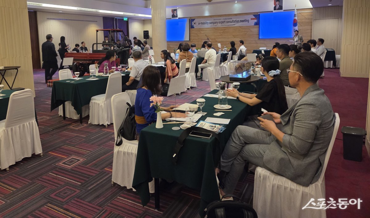 이모빌리티 시장개척단 수출상담회. 사진제공=전남도