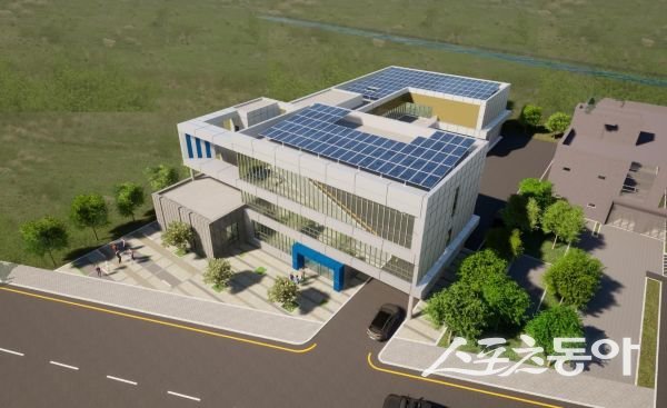 김천시 ‘친환경 미래차 부품전환 지원센터’ 조감도. 사진제공ㅣ김천시