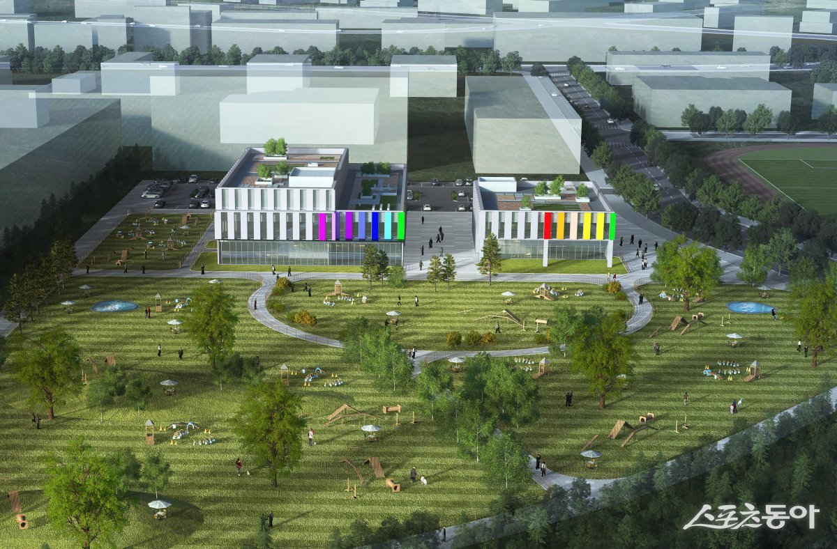 충청남도의 역점 사업인 ‘반려동물 원-웰페어 밸리’ 조성 사업 조감도. 사진제공｜충남도