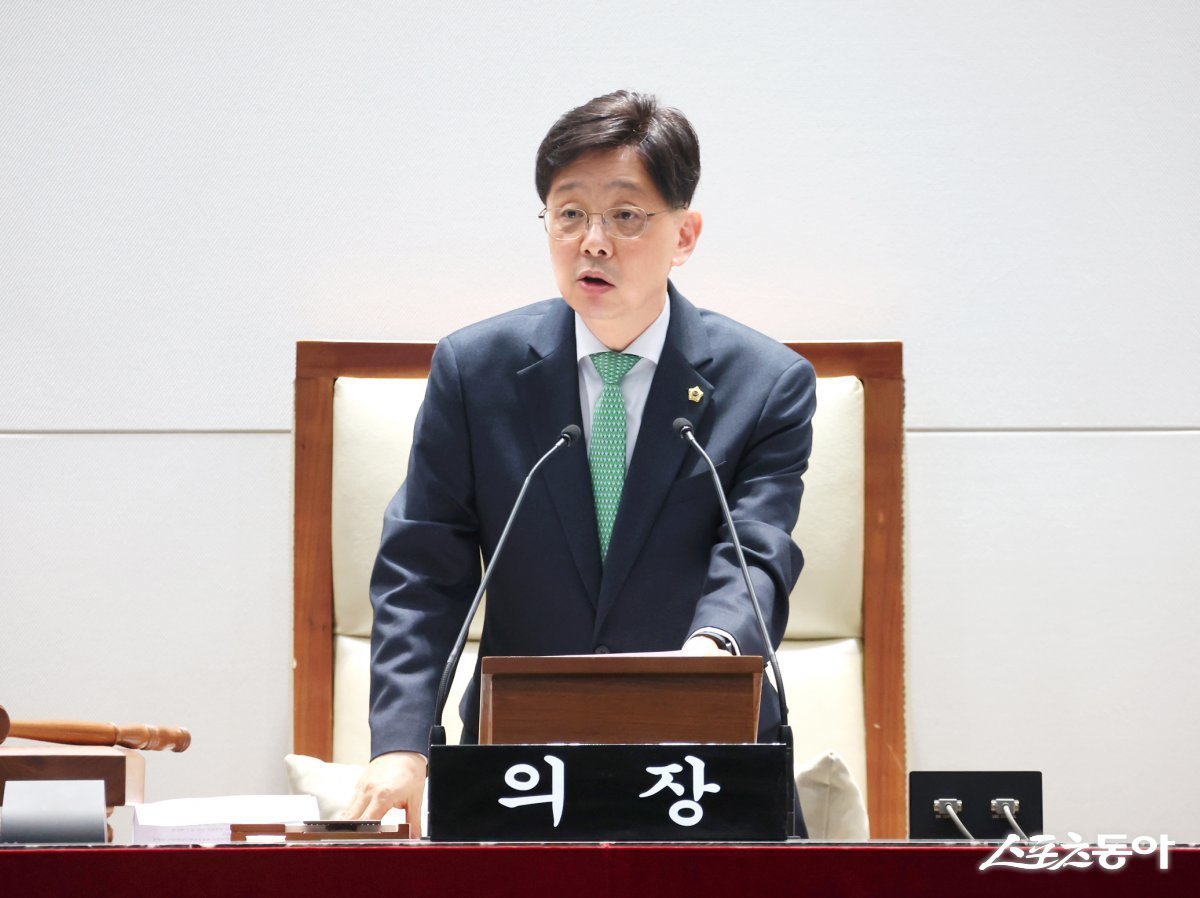 안광림 부의장(의장 직무대행)  사진제공ㅣ성남시의회