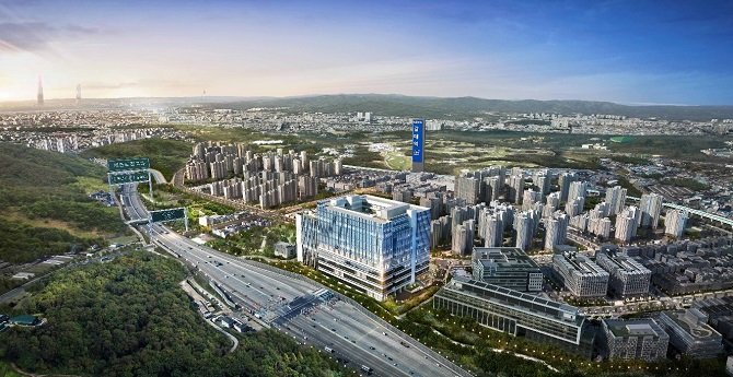 ‘현대테라타워 구리갈매’ 광역조감도.