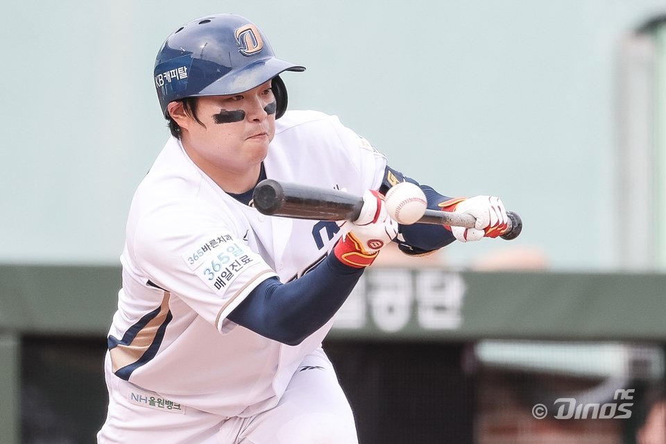 NC 권희동은 8일까지 출루율 0.415를 기록하며 리그 전체 2위, 순출루율(0.165) 리그 1위로 뛰어난 출루 능력을 과시하고 있다. 사진제공｜NC 다이노스