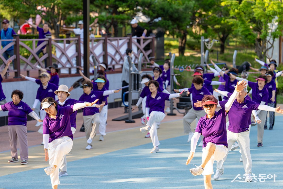 부산진구, 구청장과 구민이 함께하는 생활체육 현장 속으로 추진. (사진제공=부산진구)