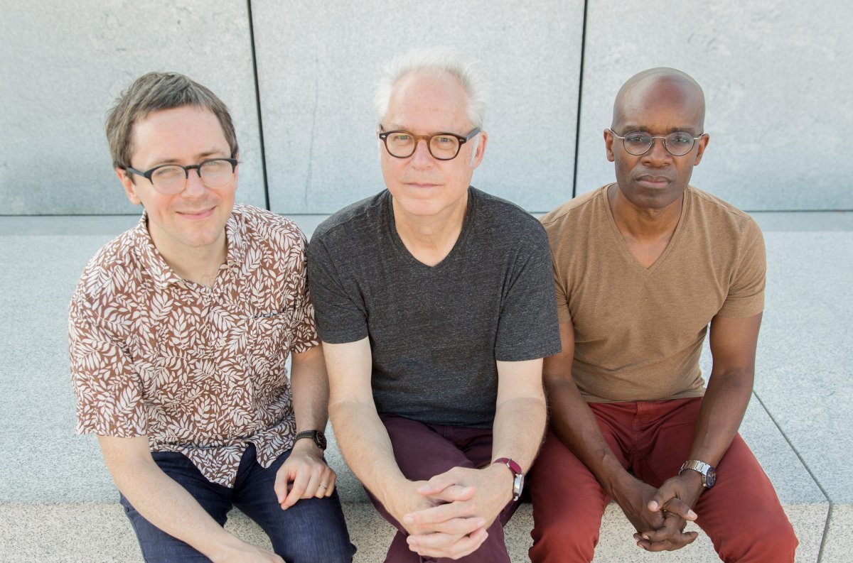 기타리스트 빌 프리셀(가운데)과 오리지널 트리오 멤버들.  사진제공ㅣ자라섬재즈페스티벌