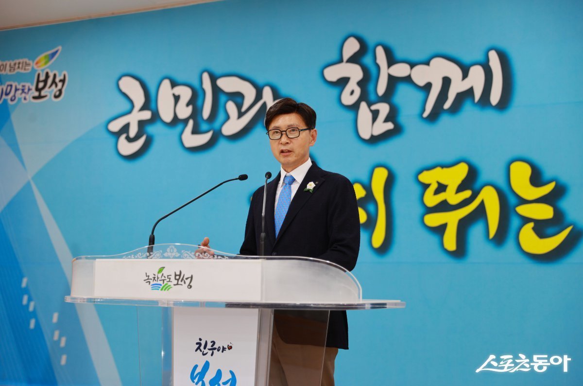 김철우 보성군수. 사진제공=보성군