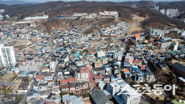 안동시 화성·법상지구 전경. 사진제공ㅣ안동시