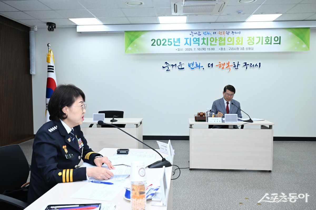 오미애 구리경찰서장, 백경현 구리시장(윈쪽부터)  사진제공ㅣ구리시