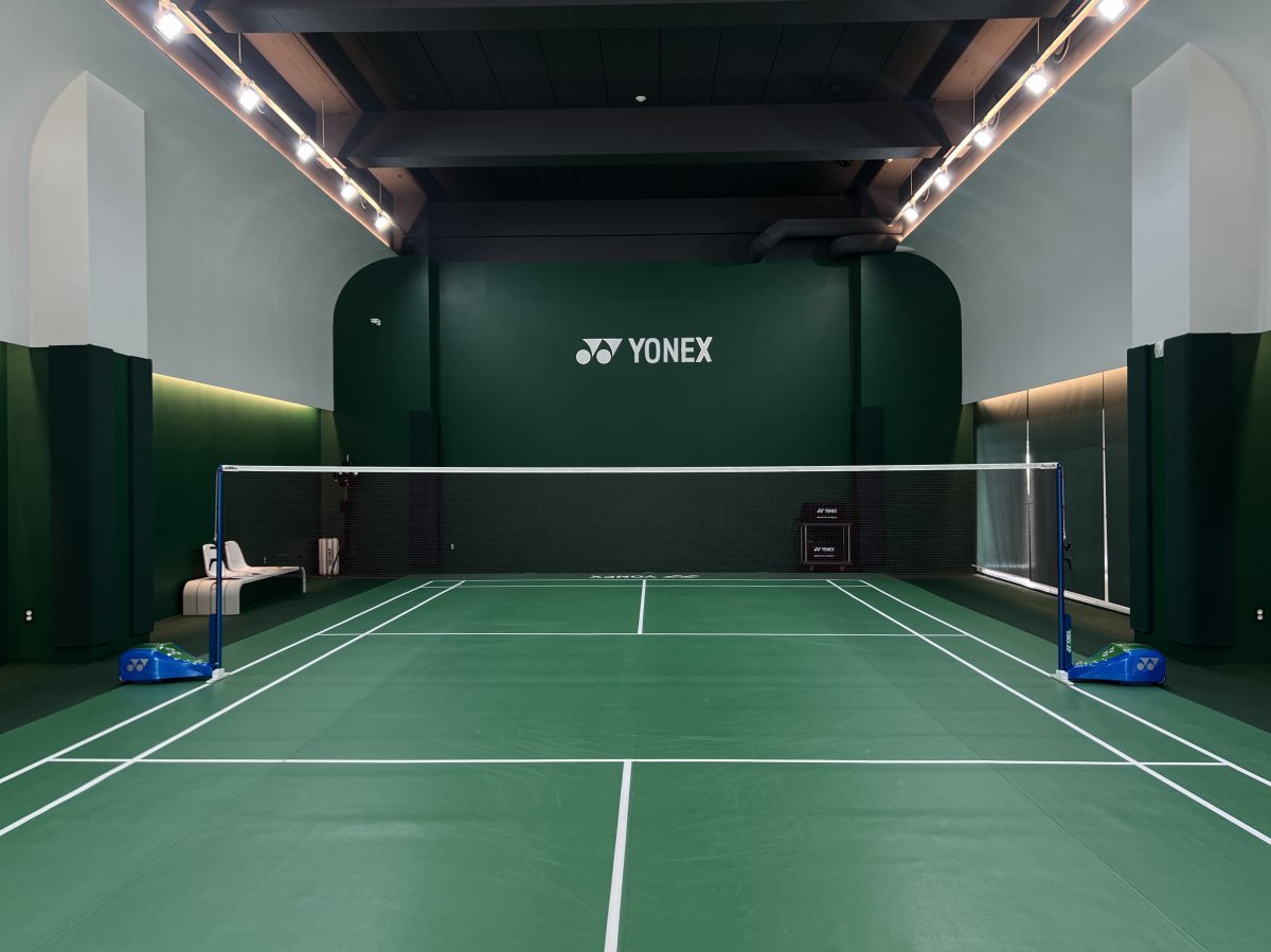 한국배드민턴대표팀 공식 후원사 요넥스코리아가 서울 서초구 양재동 소재 신사옥 1층에 마련한 ‘요넥스 배드민턴 아카데미’. 사진제공│요넥스코리아