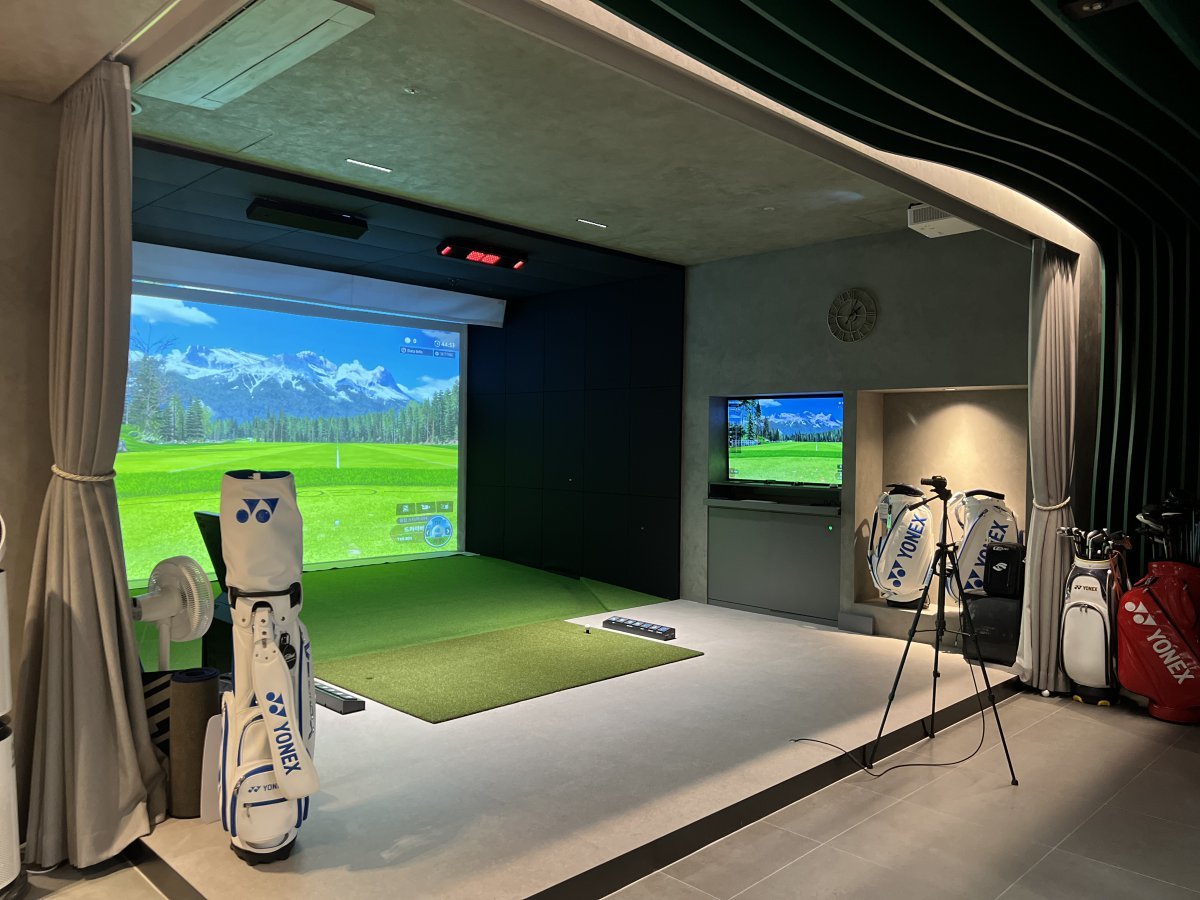 한국배드민턴대표팀 공식 후원사 요넥스코리아가 서울 서초구 양재동 소재 신사옥 지하 1층에 마련한 ‘요넥스 골프 스튜디오’. 사진제공│요넥스코리아