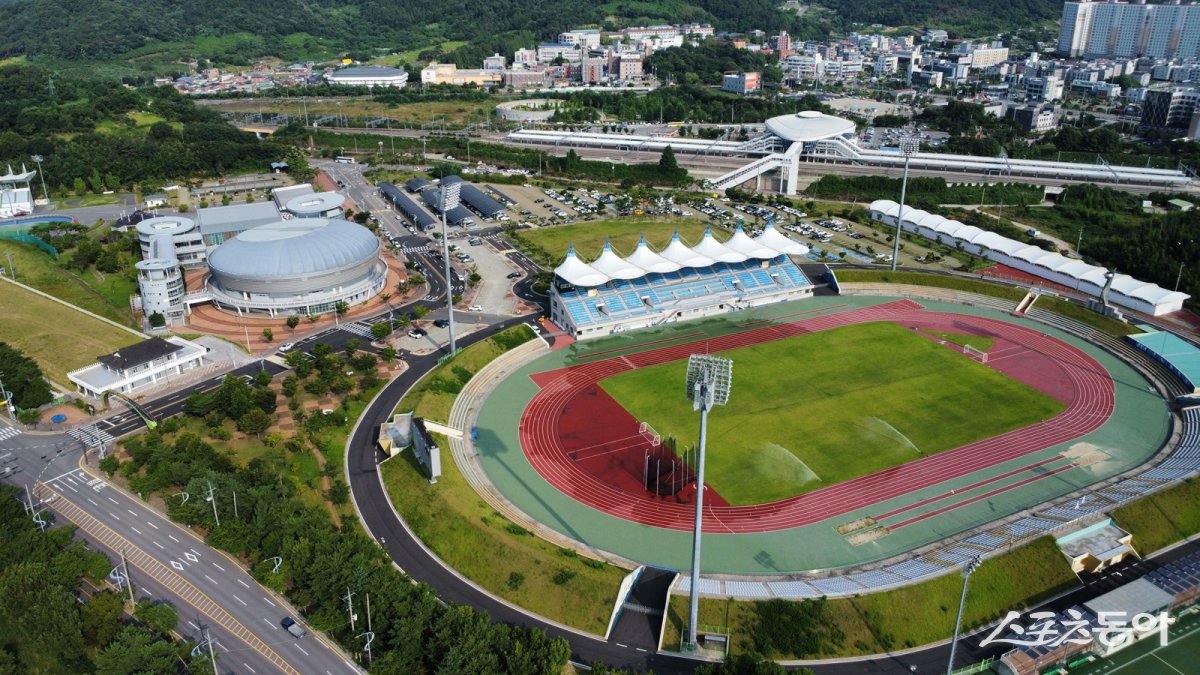 나주종합스포츠파크 종합운동장. 사진제공=나주시
