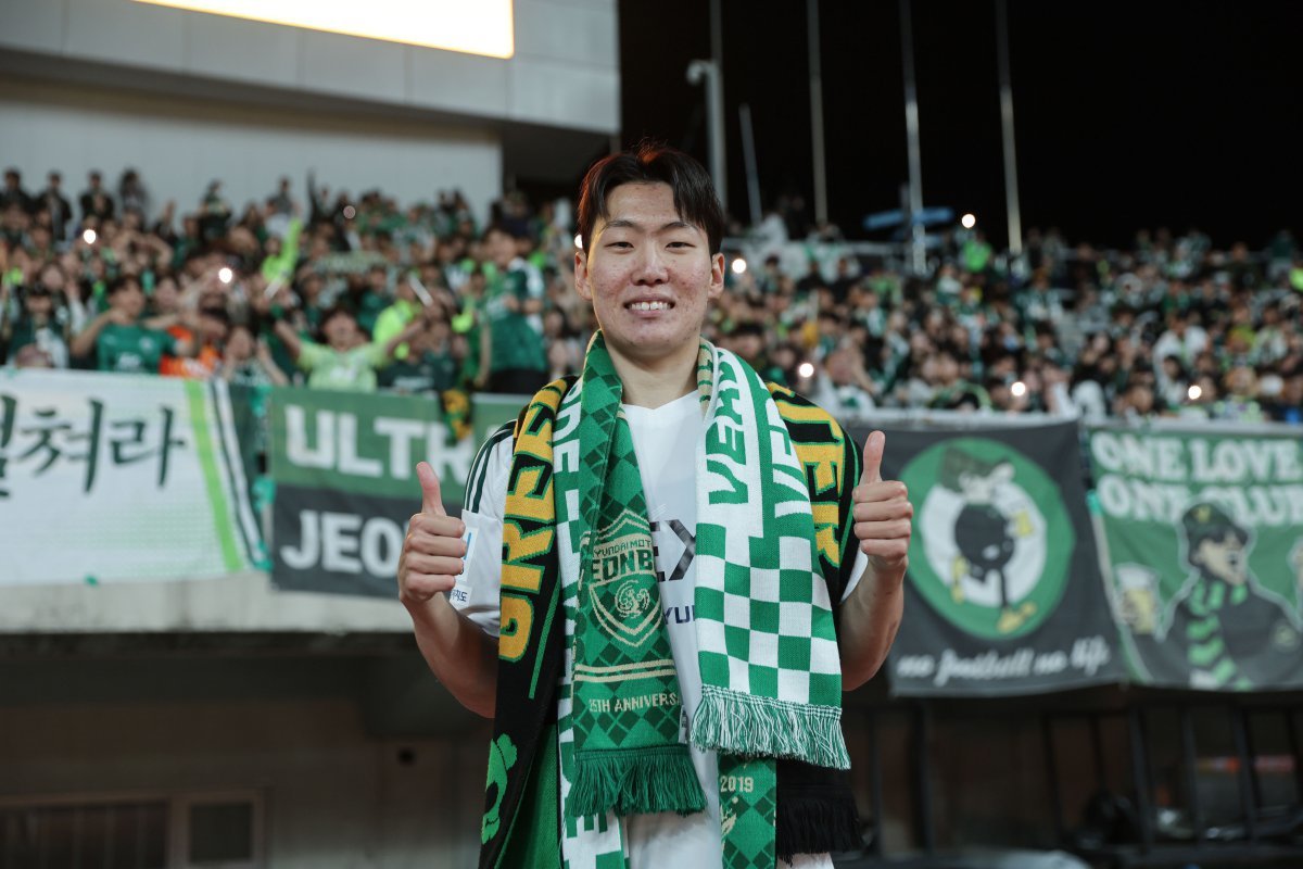 전북 강상윤은 올 시즌 전북의 리그 선두질주에 큰 힘을 보태고 있다. 왕성한 활동량과 공격지역에서의 기회 포착 능력이 강점인 그는 가파른 상승세를 타고 있다. 사진제공|한국프로축구연맹