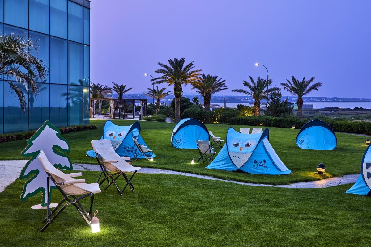 해비치 호텔앤드리조트 제주가 코오롱스포츠와 협업한 고 와일드 고 해비치 이벤트, 고 와일드 피크닉 존