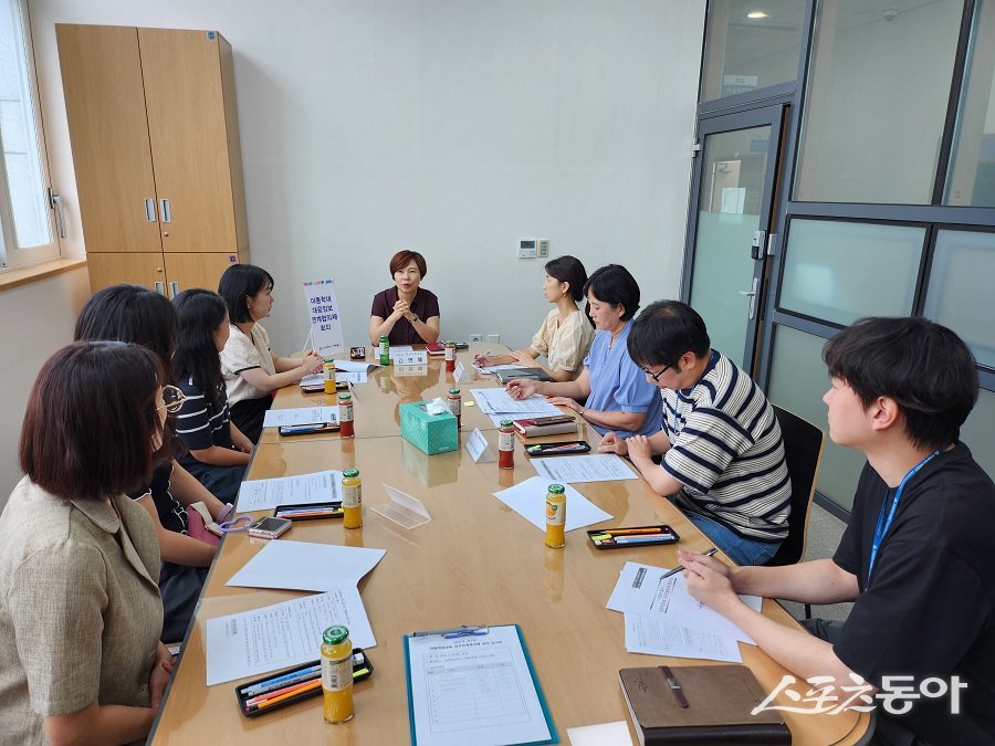 인천 미추홀구, 아동학대 예방 위해 유관기관과 협력 강화를 위해 소통하고 있다. 사진제공｜인천 미추홀구청