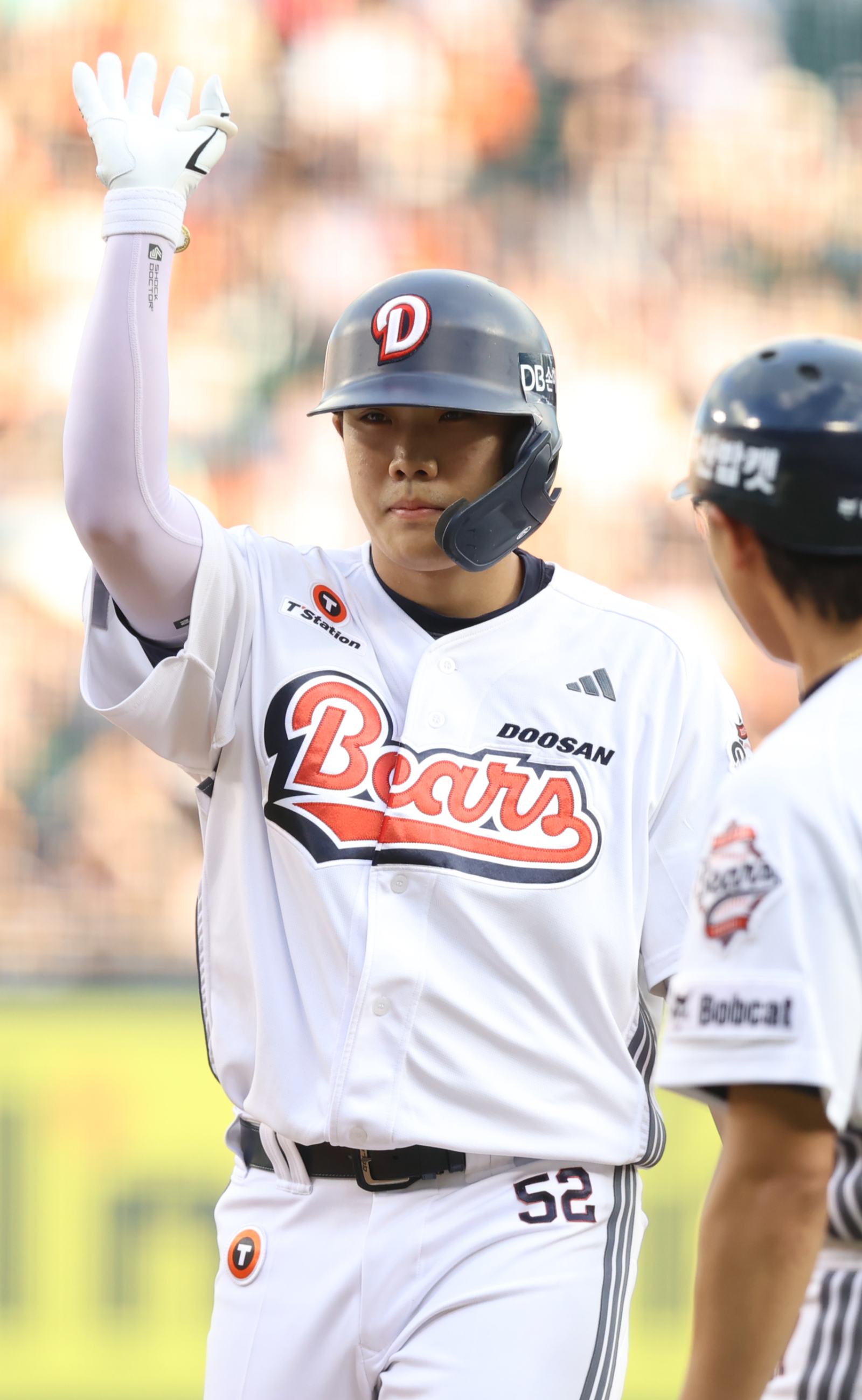 두산의 이번 스프링캠프 키워드는 2루수 찾기다. 오명진, 박준순, 강승호 등이 펼칠 2루수 경쟁이 어느 때보다 뜨거울 전망이다. 두산 박준순. 사진제공｜두산 베어스