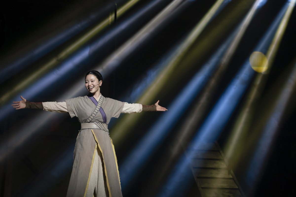 뮤지컬 ‘스웨그에이지 외쳐,조선!’에서의 김수하 ( PL 엔터테인먼트 제공)