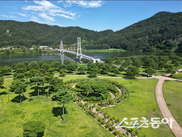 경북 상주시의 무궁화 정원 전경. 사진제공ㅣ상주시