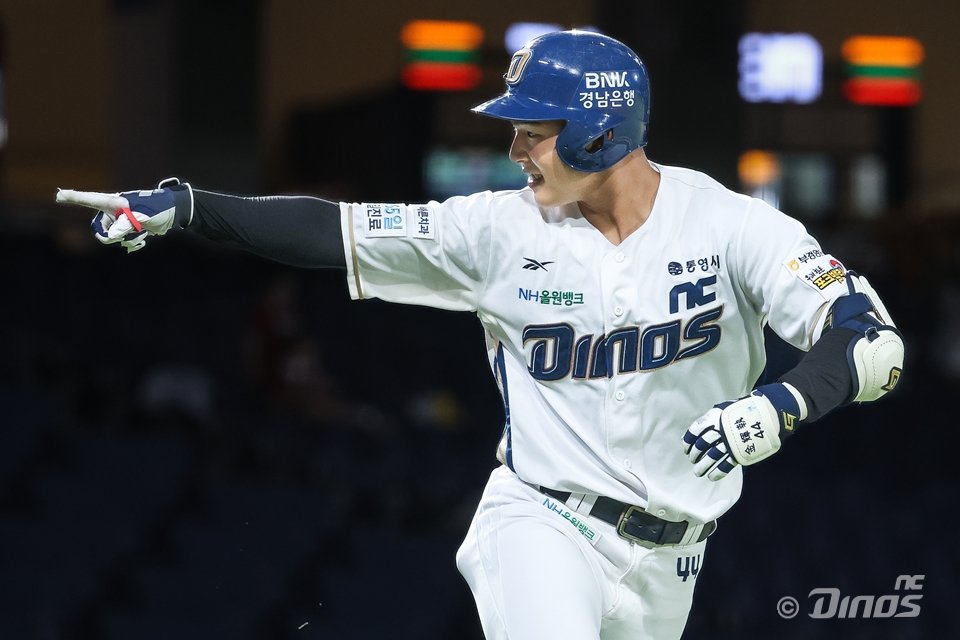 NC 김휘집은 전반기 타격 부진에 시달리며 마음고생을 했다. 그는 현재 성장통을 겪는 것이 아닌, 자신의 실력이 드러나는 한 해라고 냉정하게 진단하며 반등을 다짐했다. 사진제공｜NC 다이노스