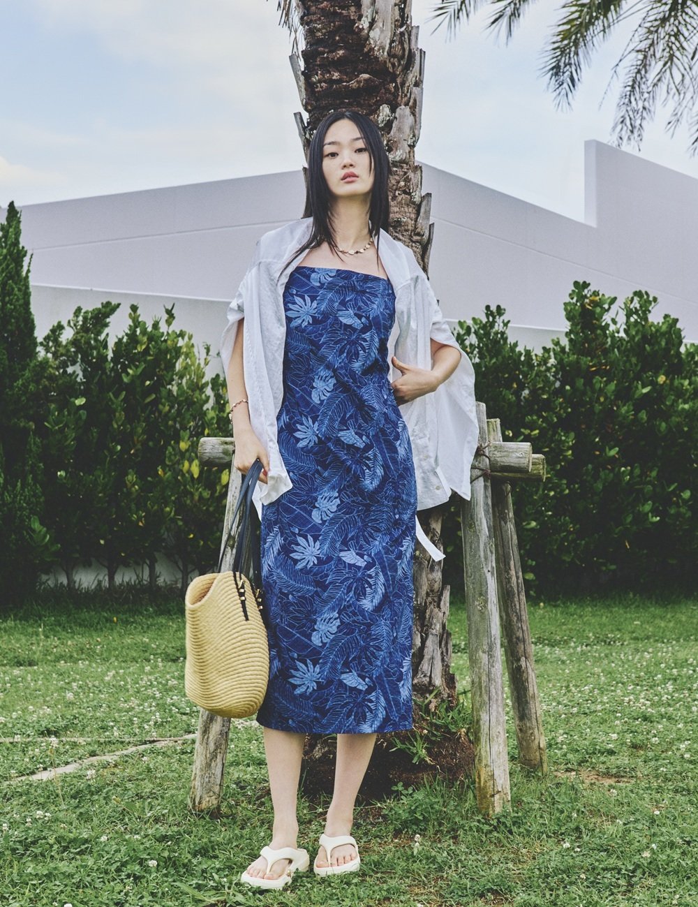 모델 신현지. 노스페이스 제공