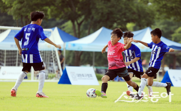 지난해 여름축구축제 대회에서 경기 모습. 사진제공 ㅣ 구미시