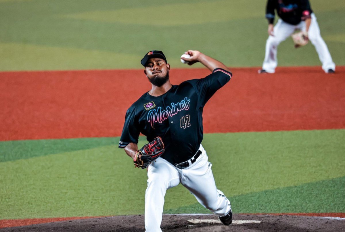 키움 히어로즈가 새 외국인투수 C.C 메르세데스를 영입했다. 메르세데스는 NPB 무대에서 7시즌을 활약한 좌완투수로 안정된 제구력이 강점이다. 지바 롯데 마린스 시절 메르세데스. 사진제공｜키움 히어로즈