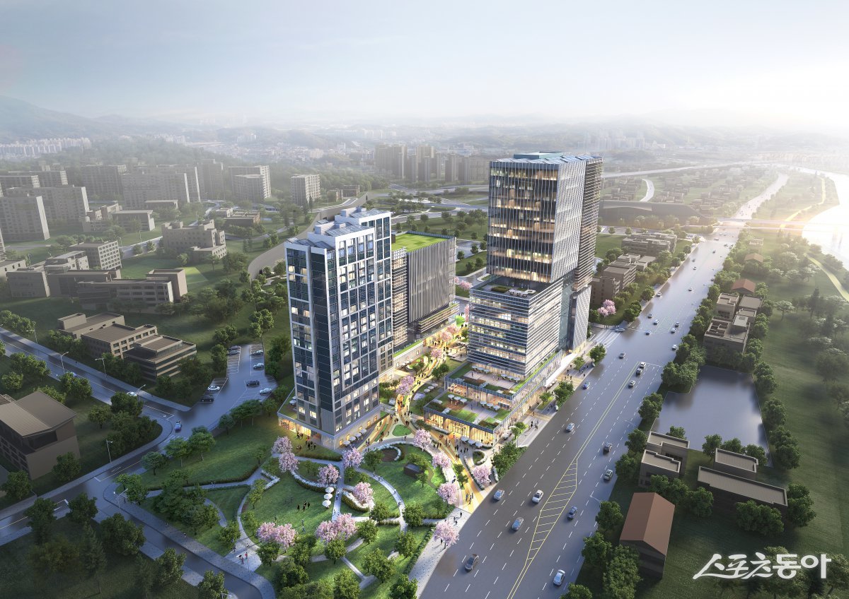 경기주택도시공사(GH)는 7월 31일, 경기도 광주시 역동에 건설 중인 ‘광주역세권 청년혁신타운 통합공공임대주택’의 입주자 모집 공고를 실시한다(혁신타운 조감도). 사진제공｜경기주택도시공사