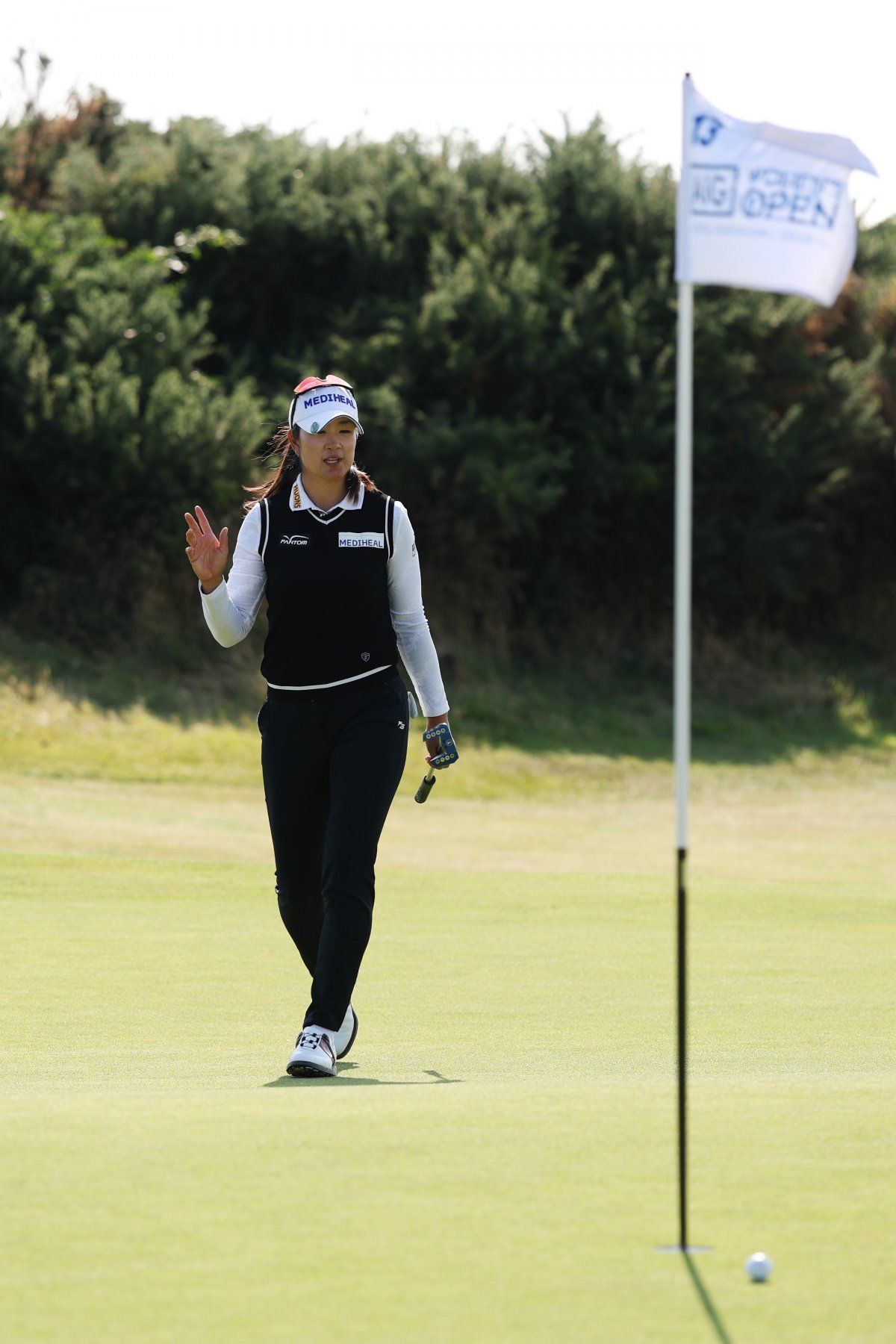 AIG 여자 오픈 3라운드에 나선 김아림의 플레이 모습. 사진제공 | R&A