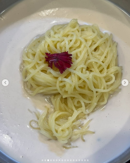 한선화의 ‘올해 첫 콩국수’ (한선화 SNS)