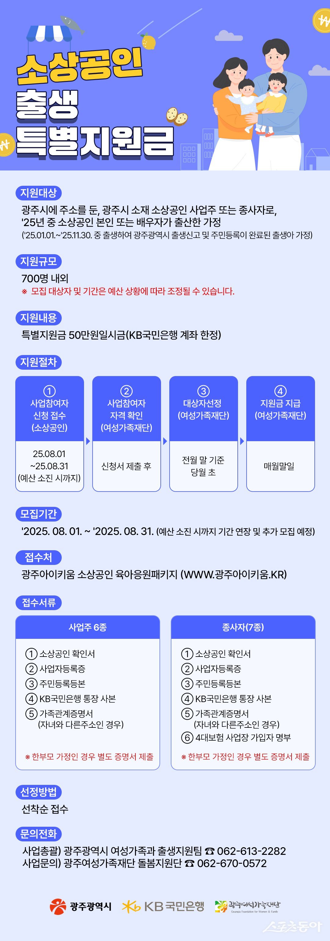 출생 특별지원금 리플렛. 사진제공=광주광역시