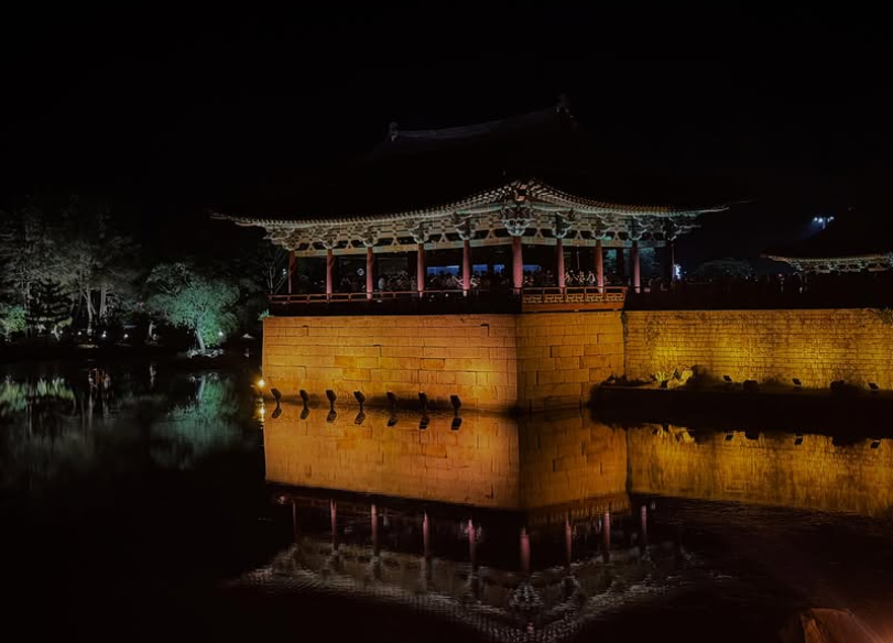 동궁과 월지의 야경 (헤이즈 SNS)