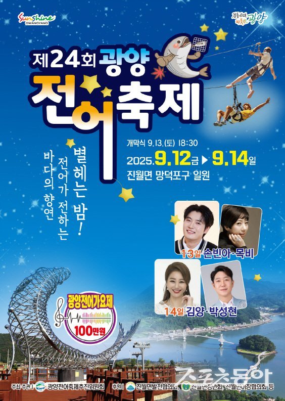 제24회 광양전어축제 포스터. 사진제공=광양시