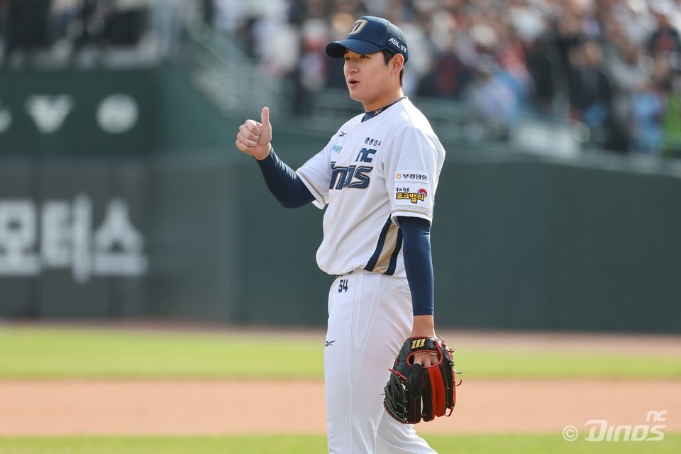 NC 김진호는 올해 49경기에서 홀드 14개를 기록하고 있다. 부상 이후 첫 풀타임 시즌이지만, 위력적인 투구로 불펜에 활력을 불어넣고 있다. 사진제공｜NC 다이노스