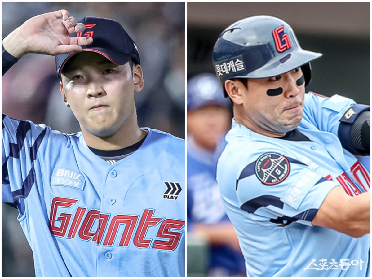 롯데 필승조 최준용과 주장 전준우가 6일 사직 KIA전을 앞두고 1군 엔트리에서 말소됐다. 최준용은 어깨 근육 염증, 전준우는 허벅지 근육 미세손상으로 전열을 이탈했다. 사진제공｜롯데 자이언츠