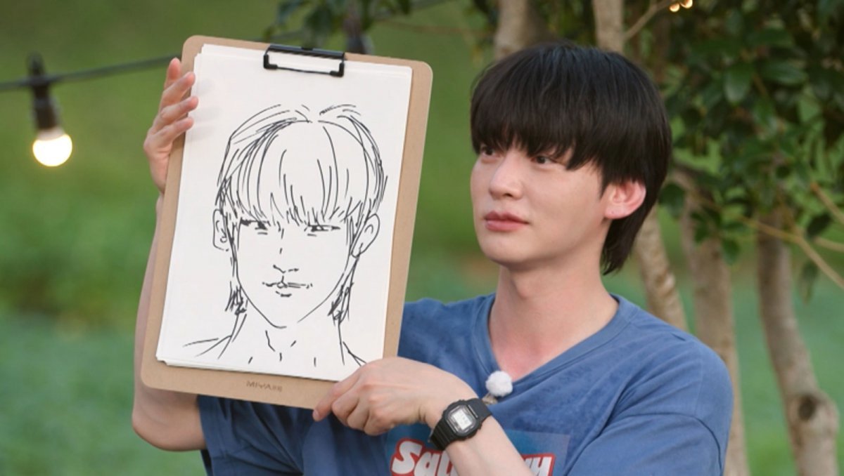 영탁, 수준급 그림실력 공개 ‘캐리커처가 초상화 수준’. 사진= KBS 2TV ‘가는정 오는정 이민정’