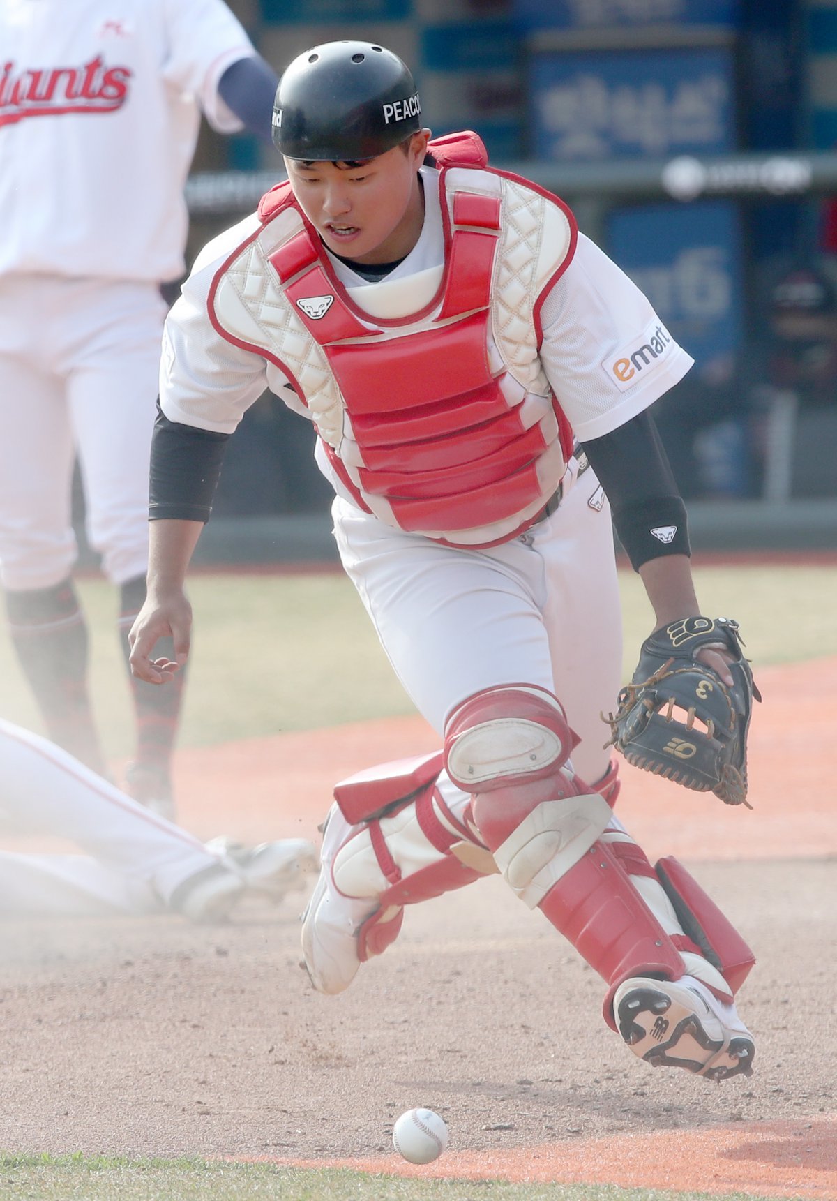 2021년 포수 시절 현원회. 사진제공|SSG 랜더스