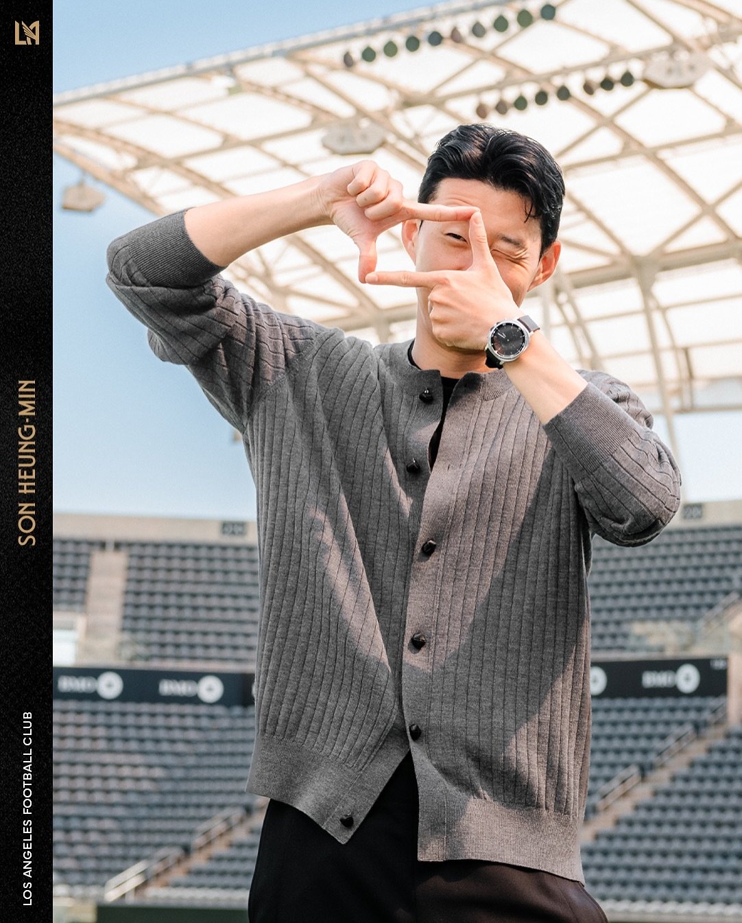 LAFC는 손흥민의 영입이 확정된 7일(한국시간), 즉시 BMO 스타디움에 손흥민 환영 문구를 대대적으로 내걸었다. 단 하루도 안 된 시점에서 온라인 유니폼 판매량은 이미 1,000장을 돌파했다. 사진출처｜LAFC 페이스북