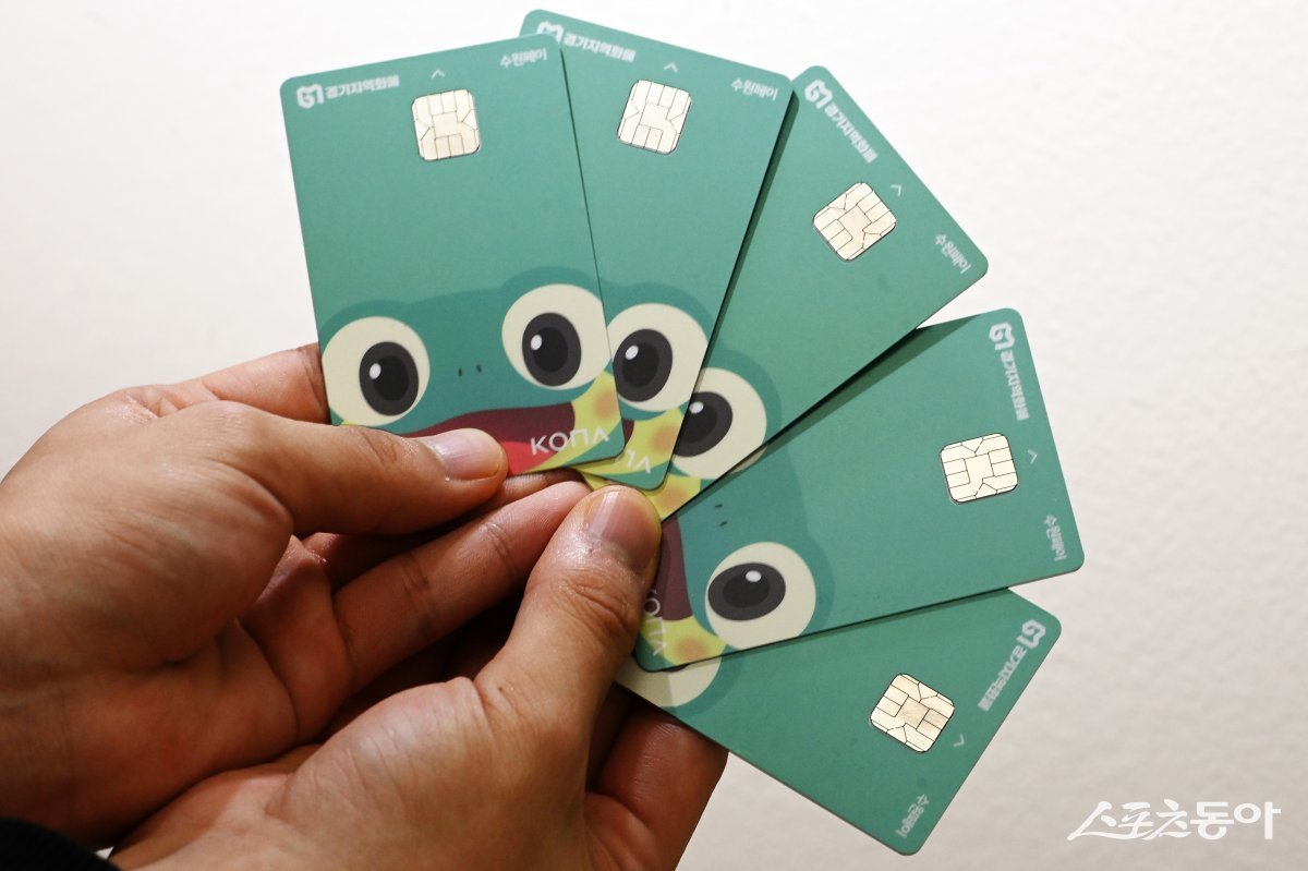 정부가 지역화폐 예산을 추가 지원하면서 8월 수원페이 인센티브가 아직 절반 이상 남아있는 것으로 나타났다(수원페이 카드). 사진제공|수원시