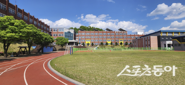 국제바칼로레아(IB) 후보학교로 승인받은 경북 영주 동산여자중학교 전경. 사진제공 ㅣ 경북교육청
