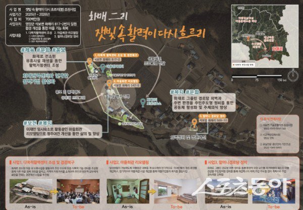 화매 2리 지도. 사진제공ㅣ영양군