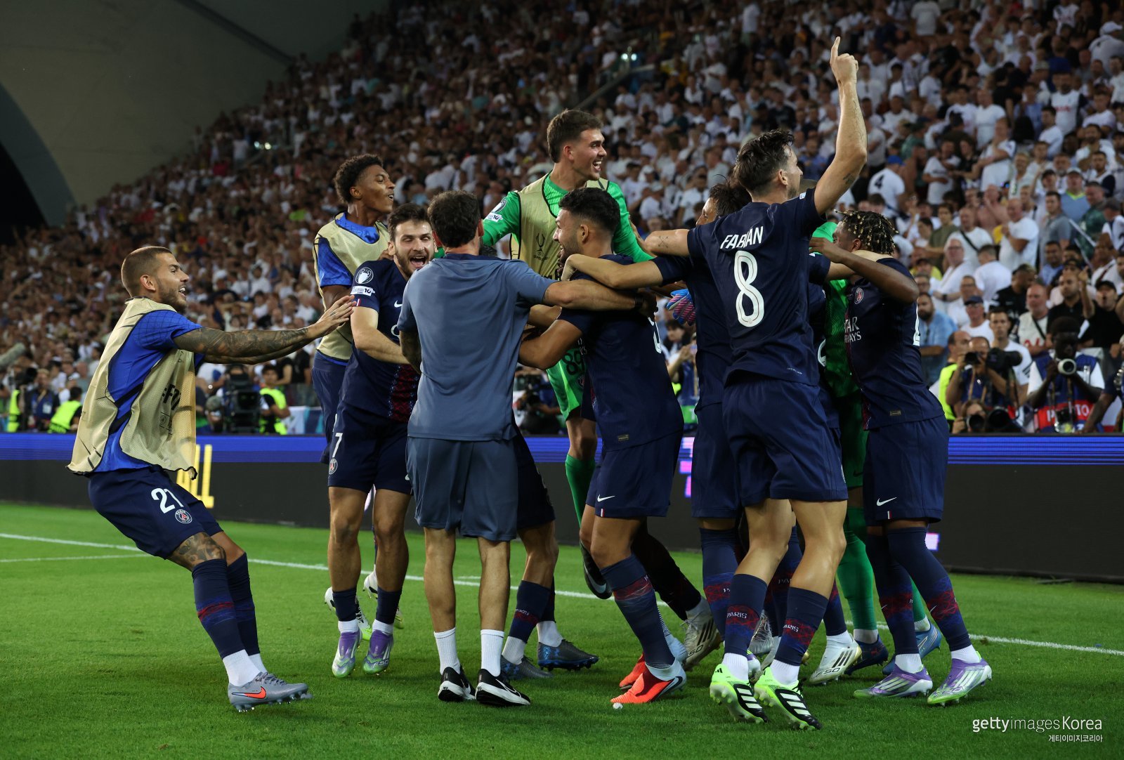 파리 생제르맹 슈퍼컵 우승. 사진=게티이미지코리아