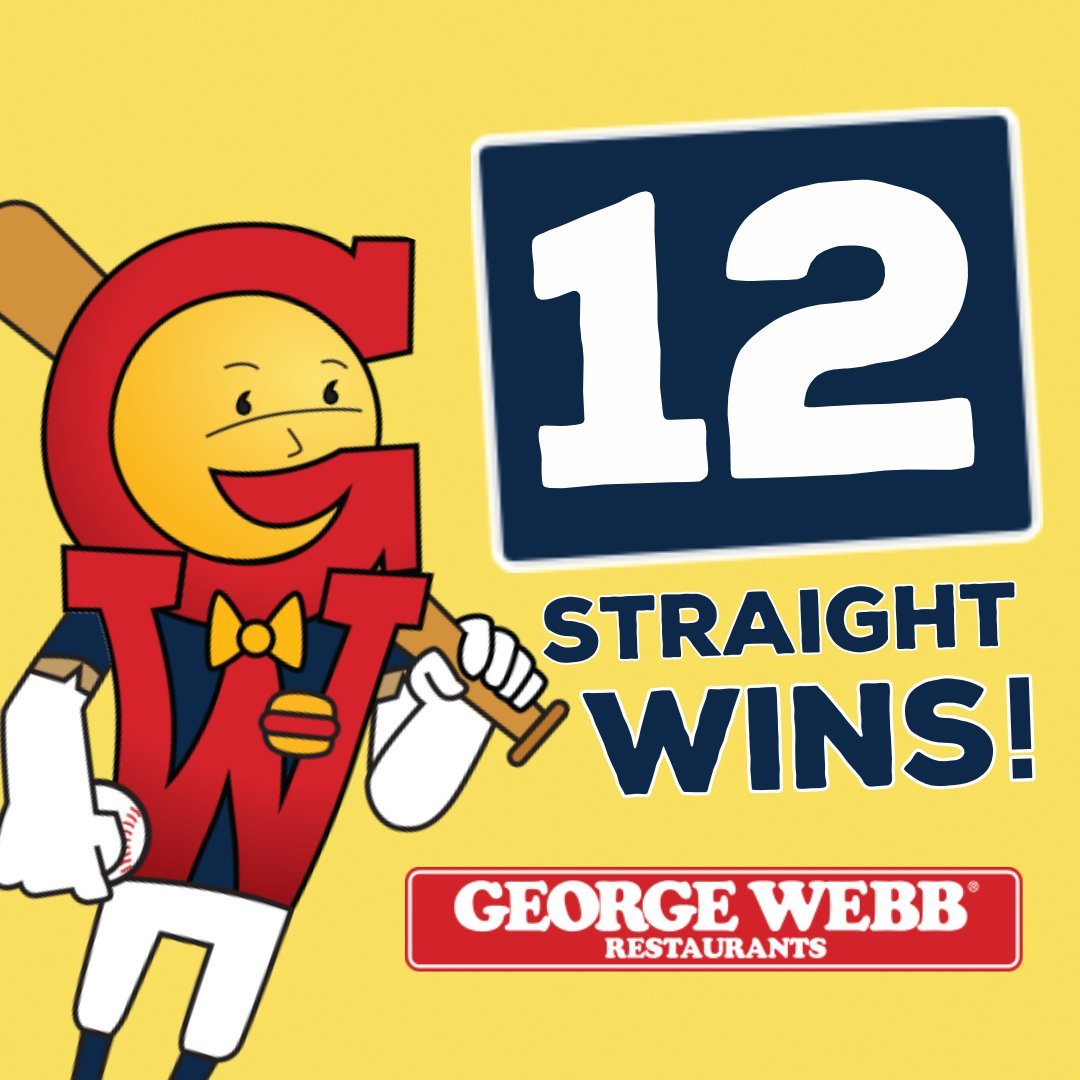 조지 웹 햄버거 12연승 이벤트. 사진=조지 웹 SNS