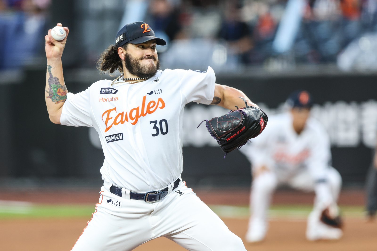 한화 코디 폰세는 최근 4일 휴식 후 등판을 두 차례 건너뛰었다. 한화는 선두 싸움이 매우 급하지만, 폰세에게 추가 휴식을 주며 그의 건강한 시즌 완주를 기대하고 있다. 사진제공|한화 이글스